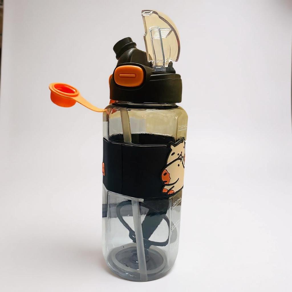 Toytopia Universe Cartoon Kids Water Bottle with Straw