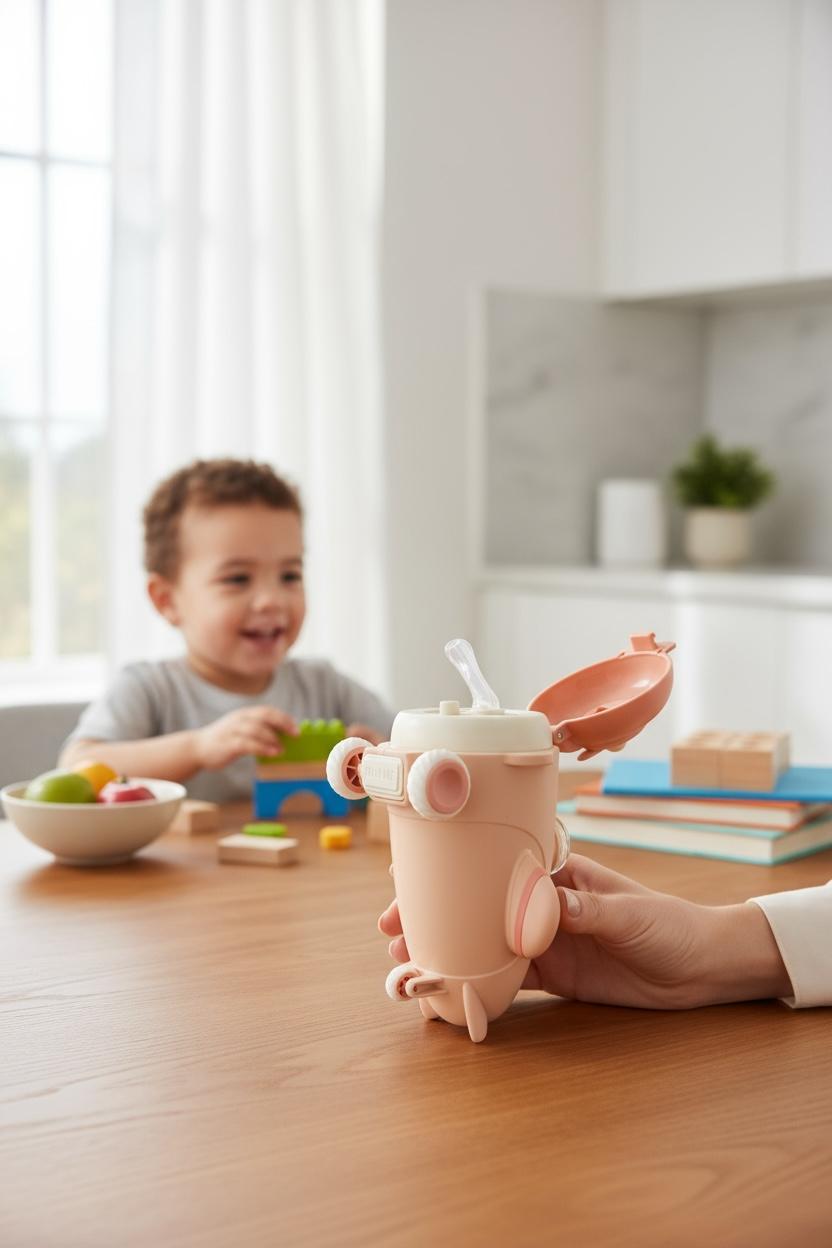 Toytopia Universe ✈️ Airplane Water Bottle – Fun & Cute Hydration for Kids