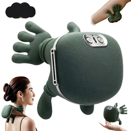 Smart Neck Massager with Heat & Vibration | Portable Pain Relief Device