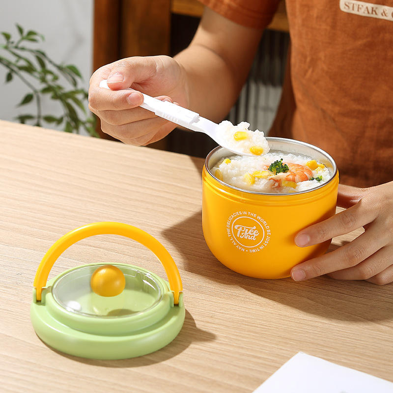 Premium Insulated Lunch Bowl for Kids | Stainless Steel Leakproof Tiffin (500–600 ml)