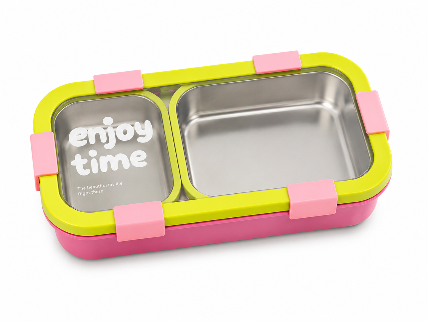 1000ml Stainless Steel Kids Lunch Box with Spoon & Fork – Leak Resistant Bento Lunch Container for School, Office & Travel