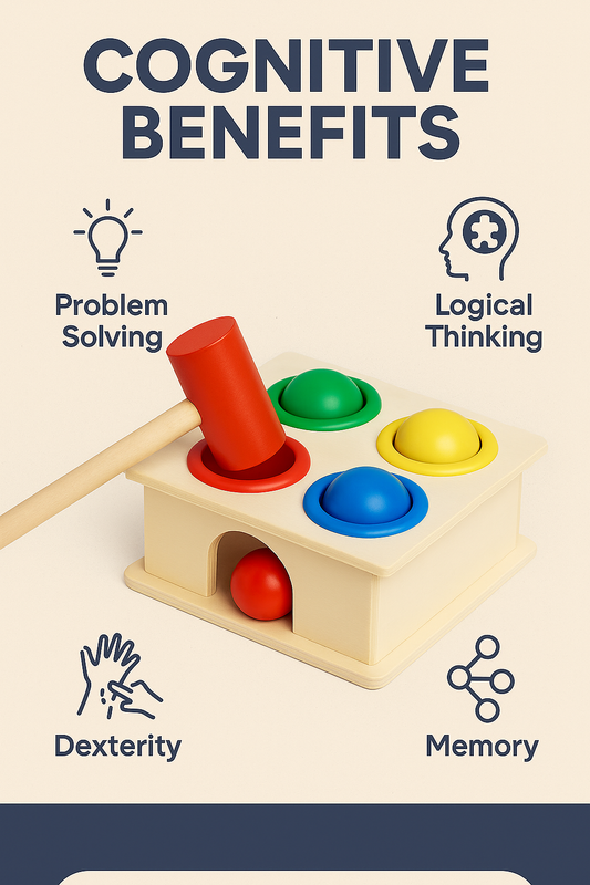 Toytopiya Universe Wooden Hammer & Ball Toy
