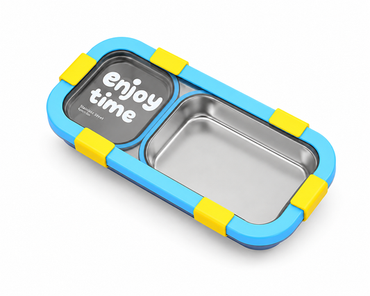 1000ml Stainless Steel Kids Lunch Box with Spoon & Fork – Leak Resistant Bento Lunch Container for School, Office & Travel