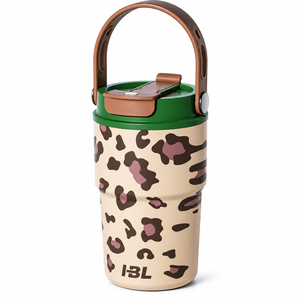 400 ML Stainless Steel Insulated Tumbler with Handle & Leak-Proof Flip Lid