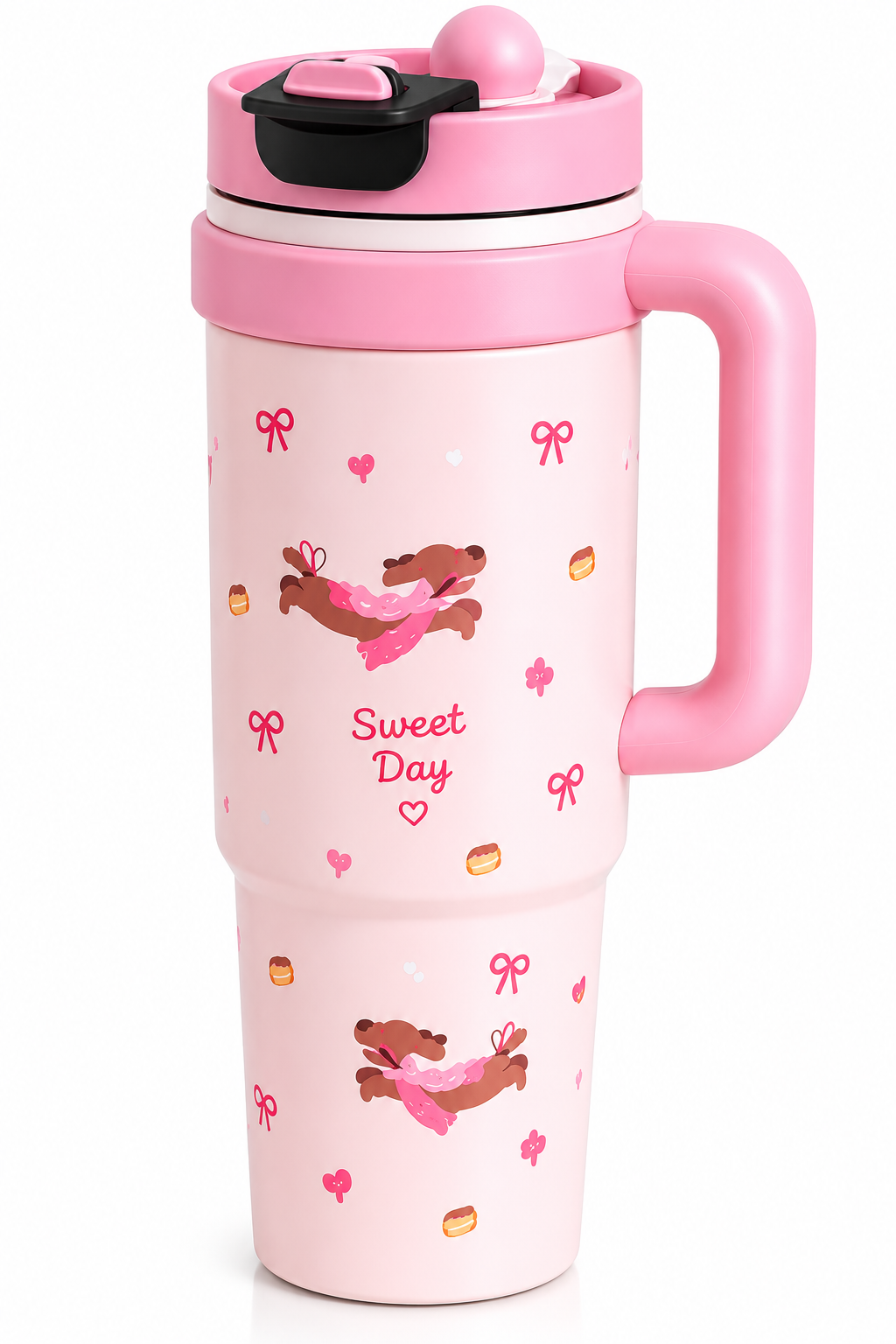 ToyTopia Universe 1000 ML Insulated Stainless Steel Water Bottle with Handle