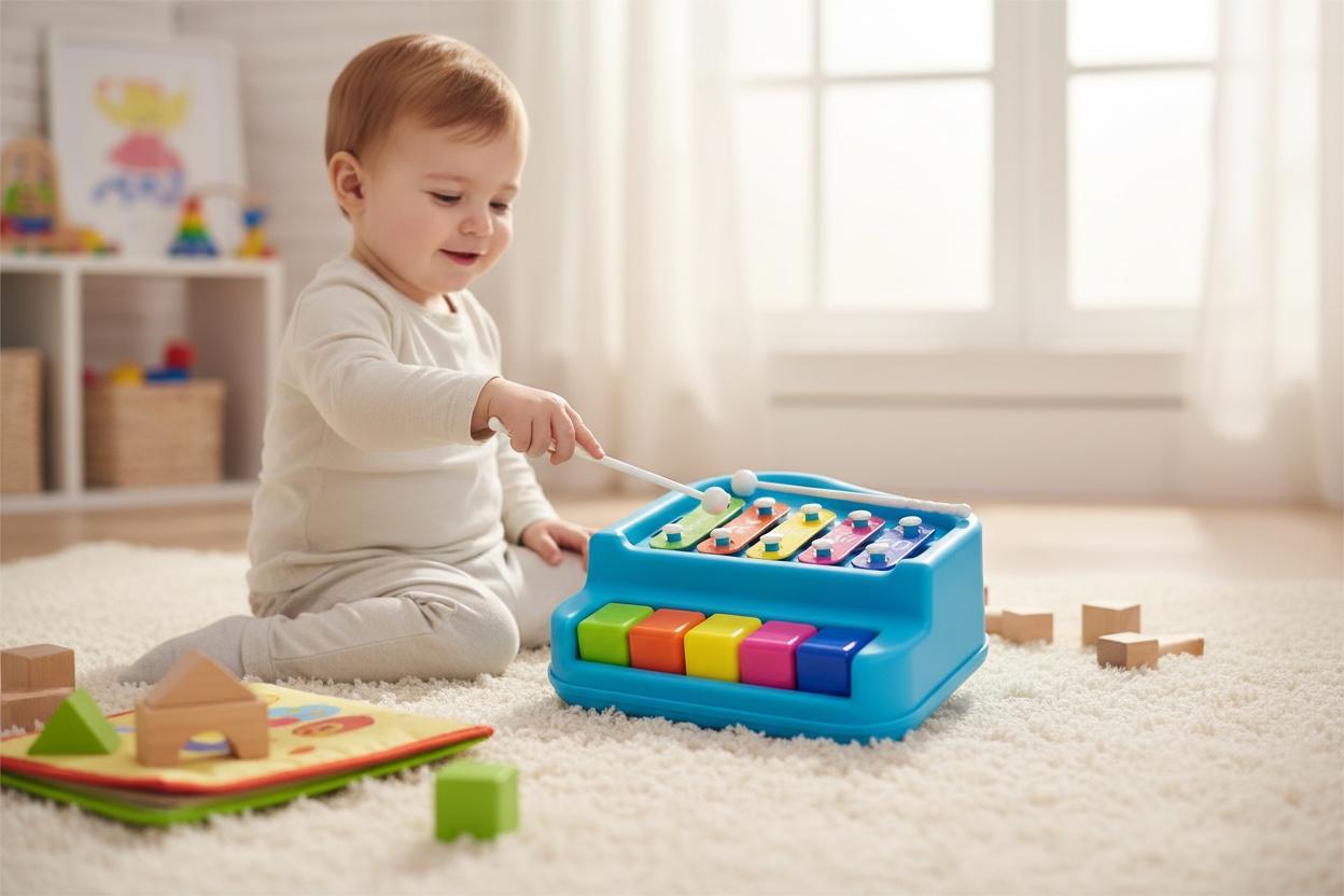 Kids Musical Xylophone Piano Toy – 2 in 1 Learning Music Toy for Toddlers