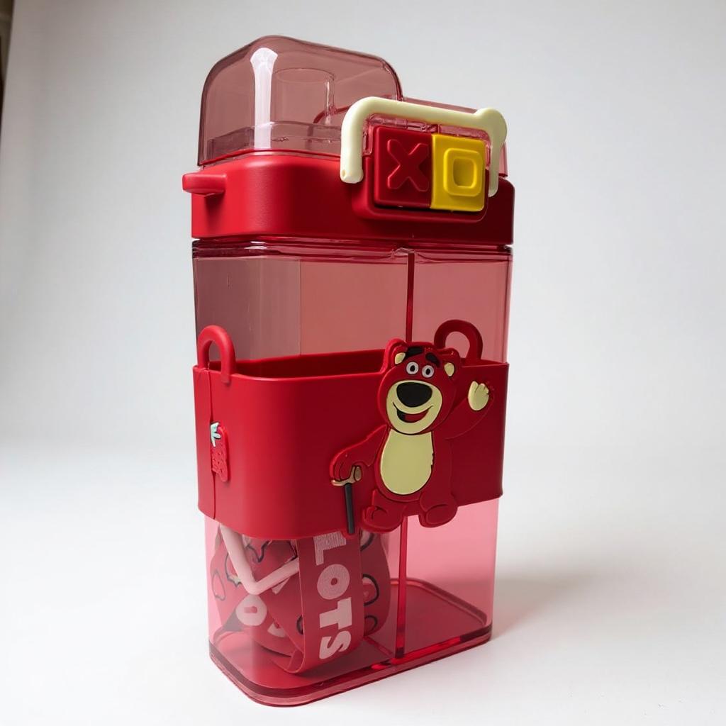 Toytopiya Universe Double Compartment Cartoon Water Bottle for Kids