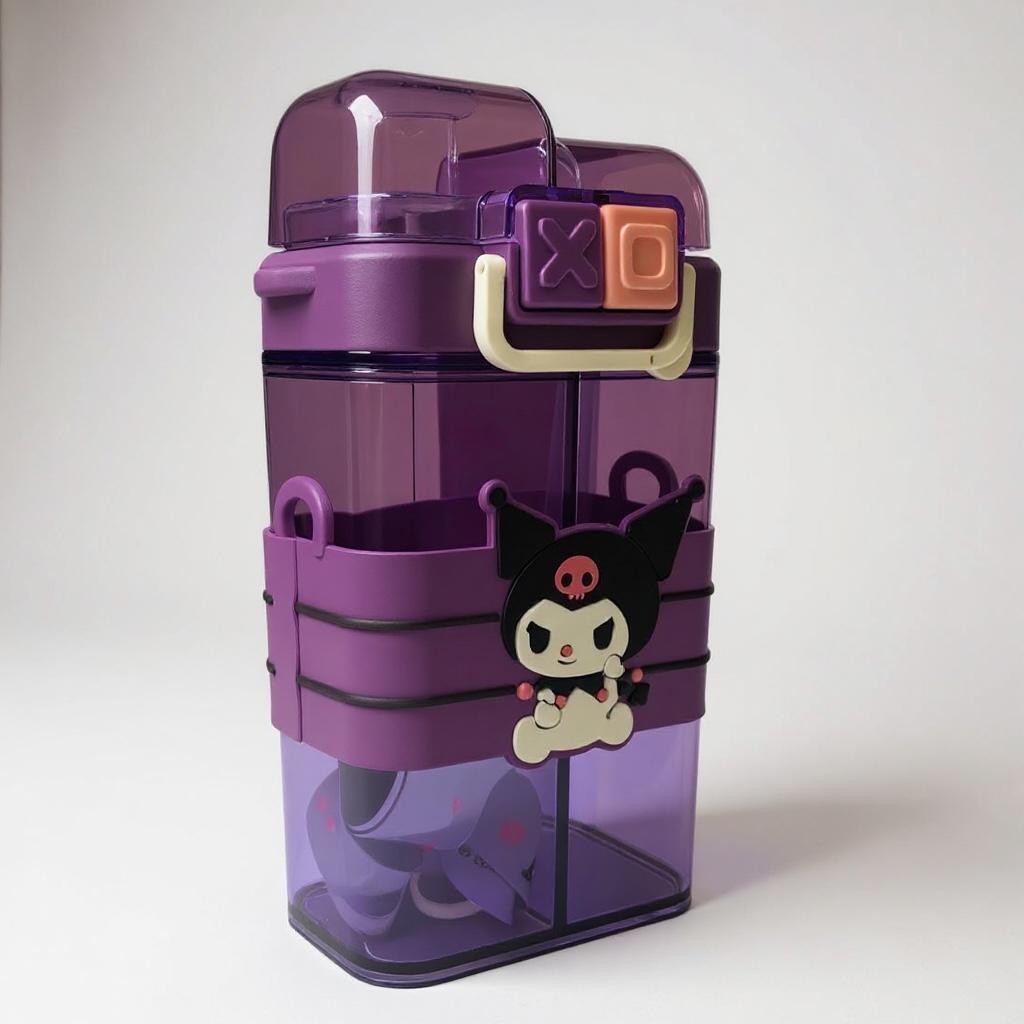 Toytopiya Universe Double Compartment Cartoon Water Bottle for Kids